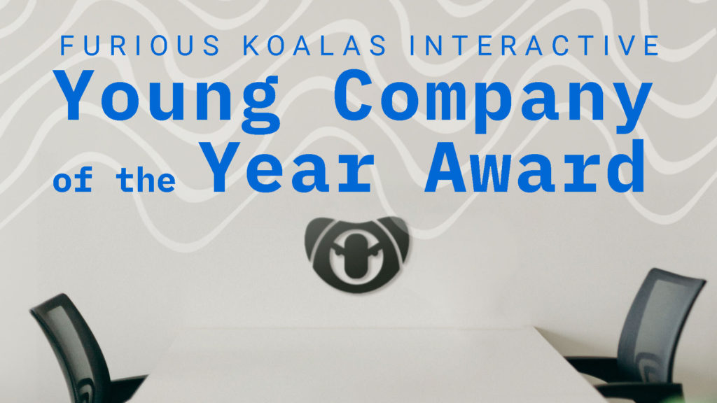 Furious Koalas young company at the year award