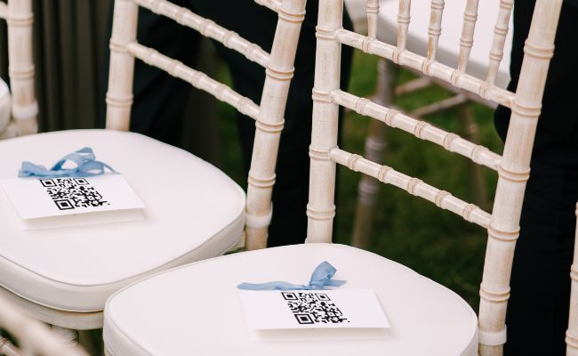 servicios exclusivos para bodas; concursos y juegos para bodas; servicios de lujo para bodas; códigos QR personalizados