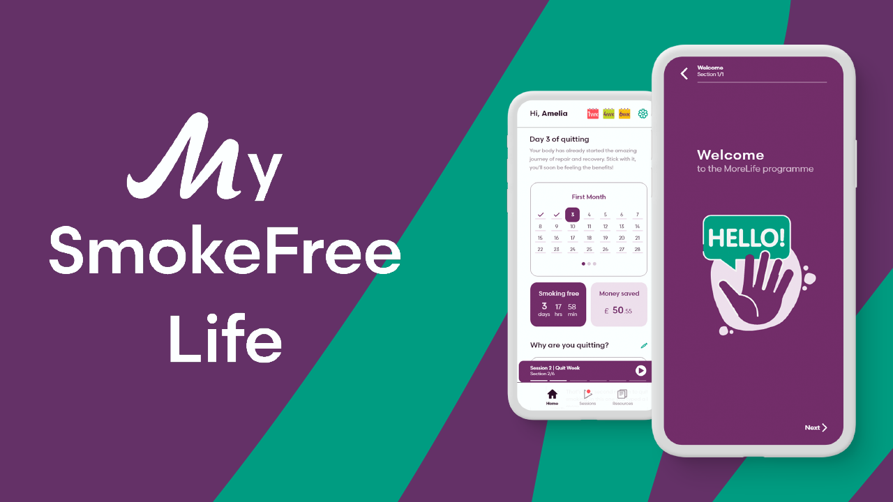My SmokeFree Life aplicación, app para dejar de fumar, more life,